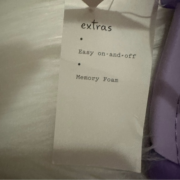 NWT A New Day Lavender Annie Memory Foam Slide Sandals Size 8.5 - Picture 6 of 9